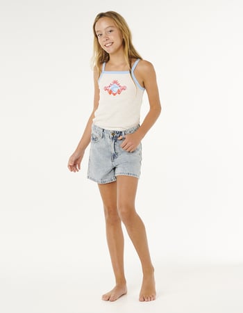 RIP CURL Sunshine Squad Girls Rib Tank Primary Image