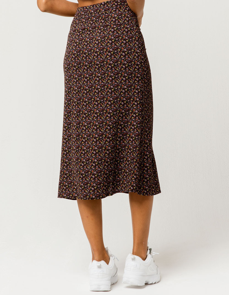 SKY AND SPARROW Ditsy Floral Midi Skirt image number 2