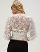 WEST OF MELROSE Womens Lace Top image number 4