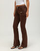 FULL TILT Low Rise Stretch Womens Utility Pants image number 3
