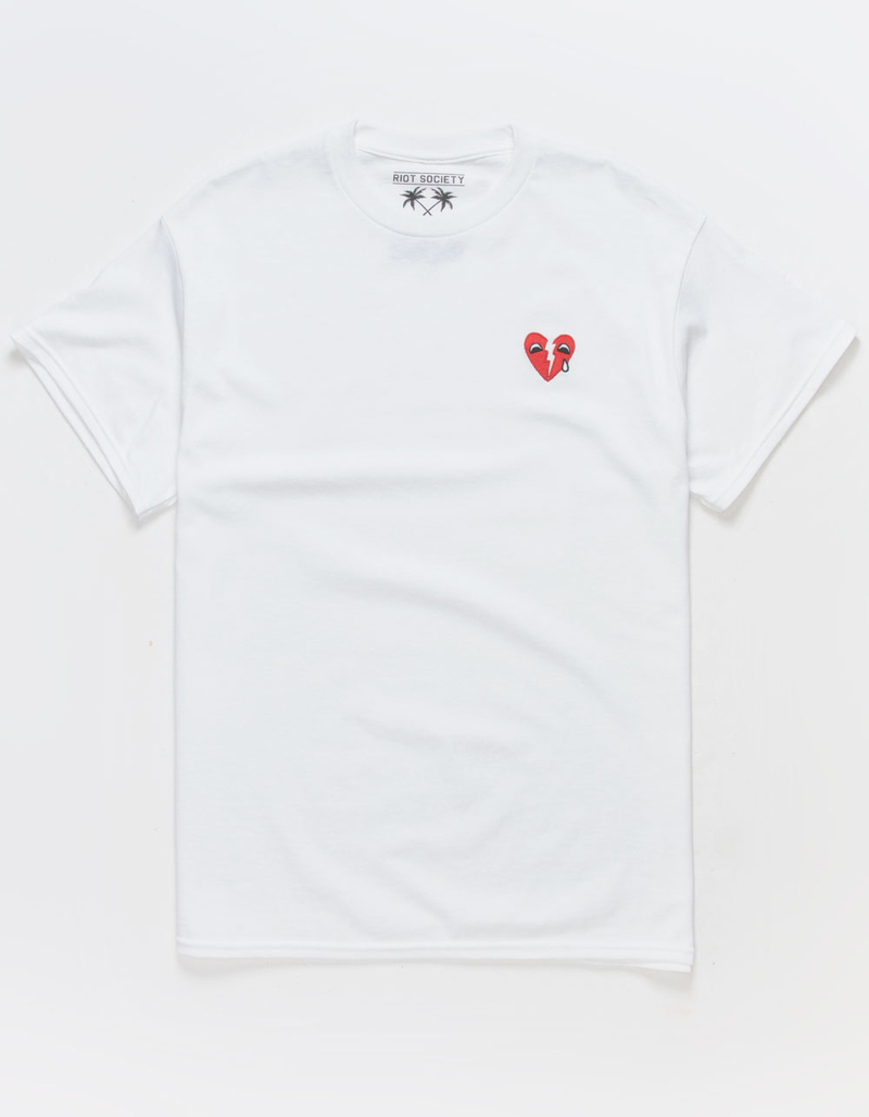 RIOT SOCIETY Broken Heart Mens Tee image number 0