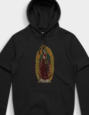 HASTAMUERTE VM Rhinestone Mens Hoodie Alternative Image