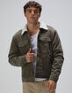 RSQ Mens Corduroy Sherpa Trucker Jacket image number 1