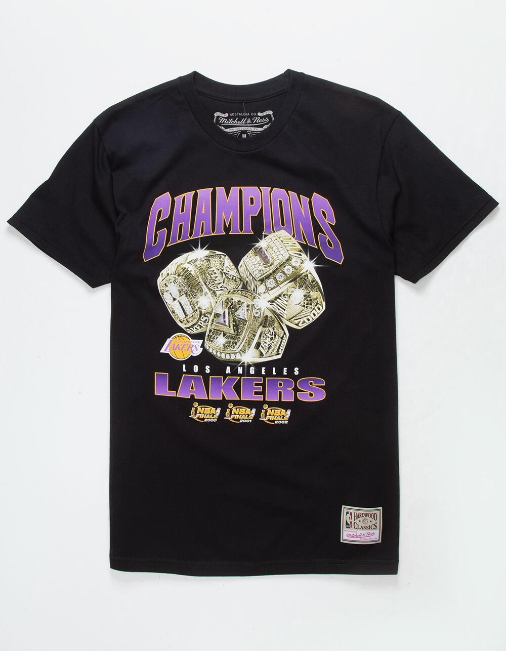 MITCHELL & NESS Los Angeles Lakers Champions Mens Tee - BLACK - L