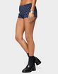 EDIKTED Twyla Polka Dot Stretch Shorts image number 2