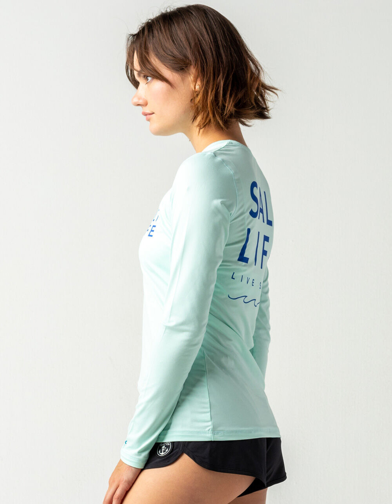 SALT LIFE Fit N Wave Womens Rash Guard image number 2