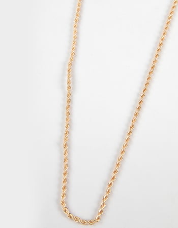 RSQ Mens 2.5mm Rope Chain Necklace Alternative Image