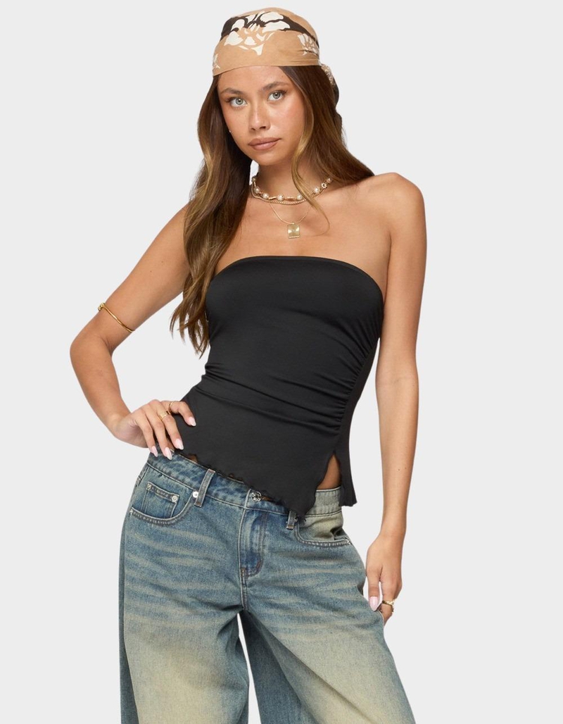EDIKTED Belinda Asymmetric Tube Top image number 0