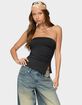 EDIKTED Belinda Asymmetric Tube Top image number 1