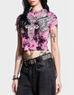 AFFLICTION Jovial Womens Baby Tee image number 4