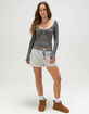 BDG Urban Outfitters Polka Dot Contrast Womens Boxer Shorts image number 1