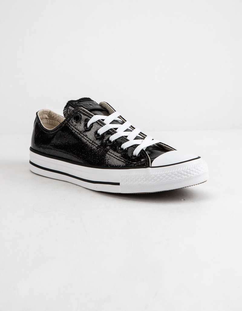 CONVERSE Ox Wonderworld Black & White Low Top Womens Shoes image number 1