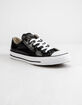 CONVERSE Ox Wonderworld Black & White Low Top Womens Shoes image number 2
