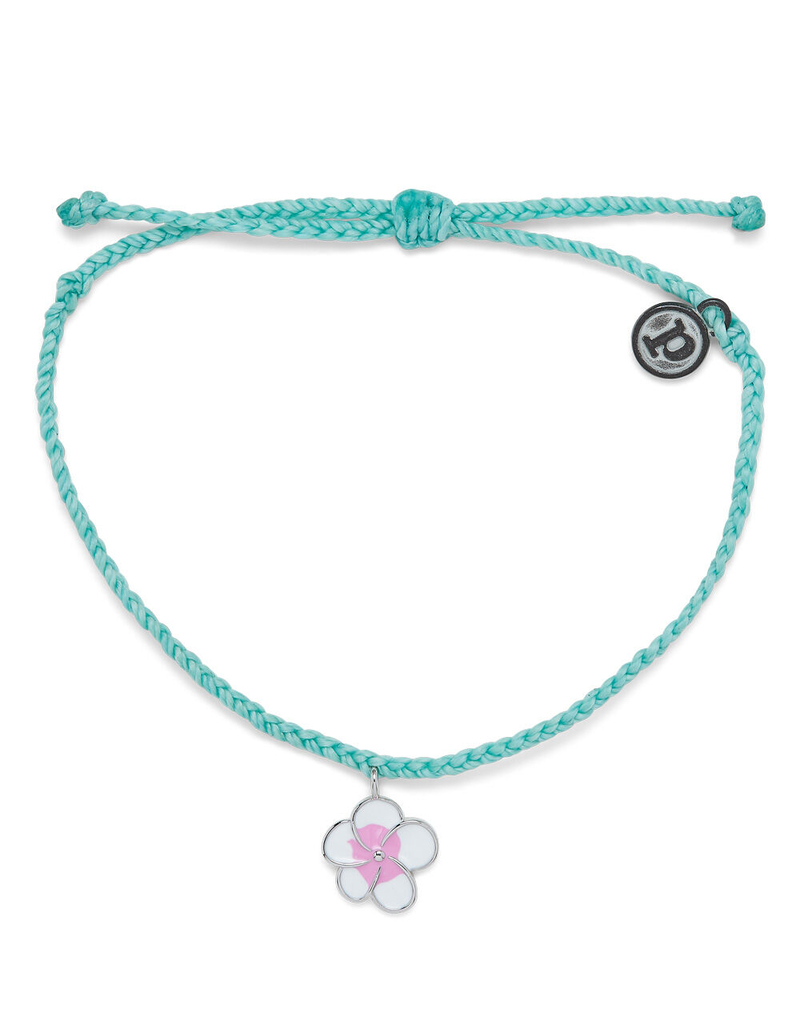 PURA VIDA Plumeria Mint Bracelet image number 0