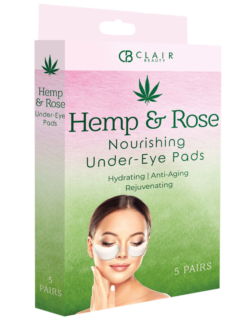 CLAIR BEAUTY Hemp & Rose Under Eye Pads image number 0