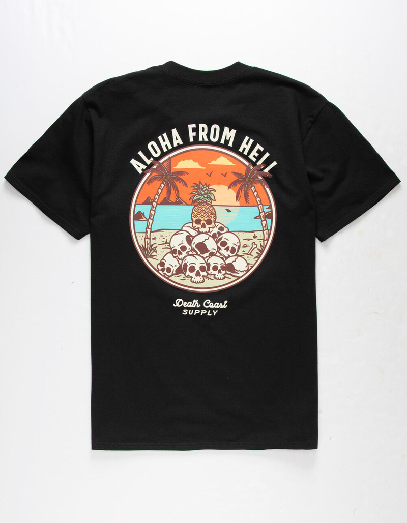 DEATH COAST SUPPLY Aloha Mens T-Shirt image number 1