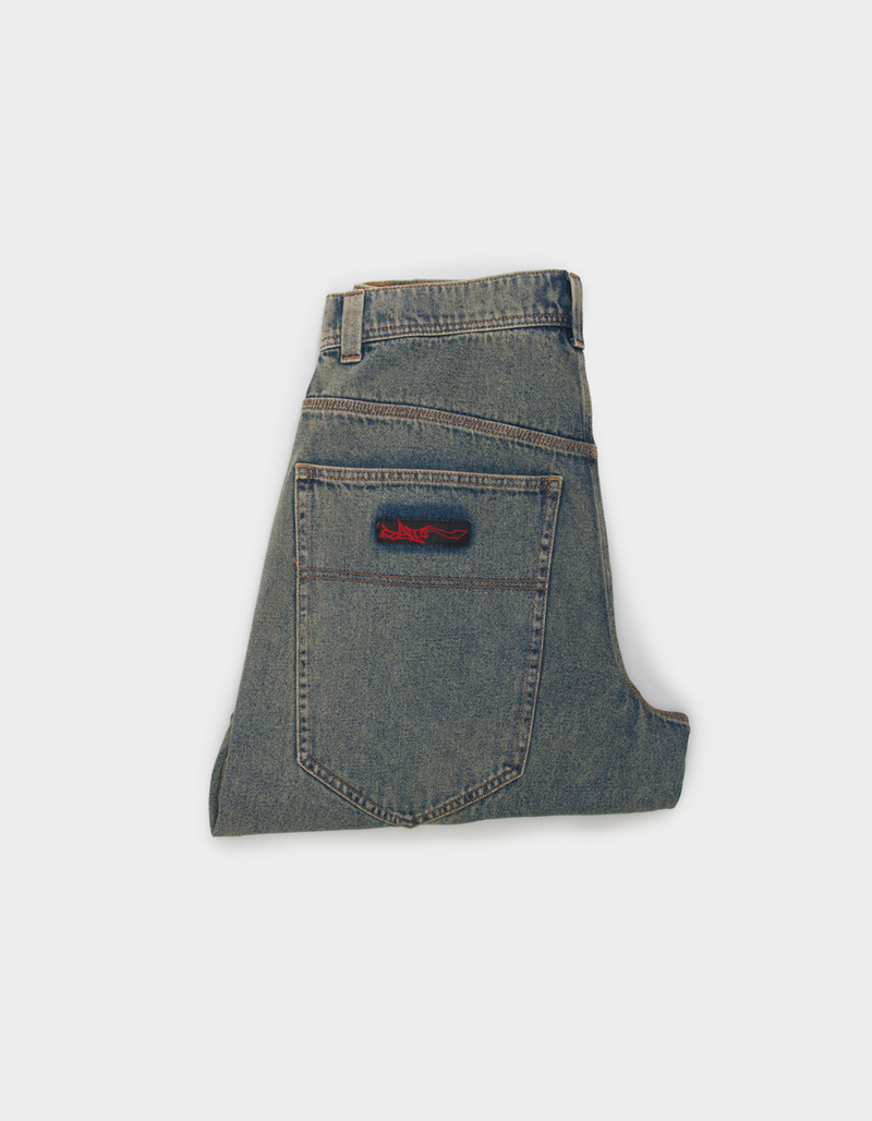 GAT Hazen Mens 30" Leg Opening Ultra Baggy Jeans image number 7