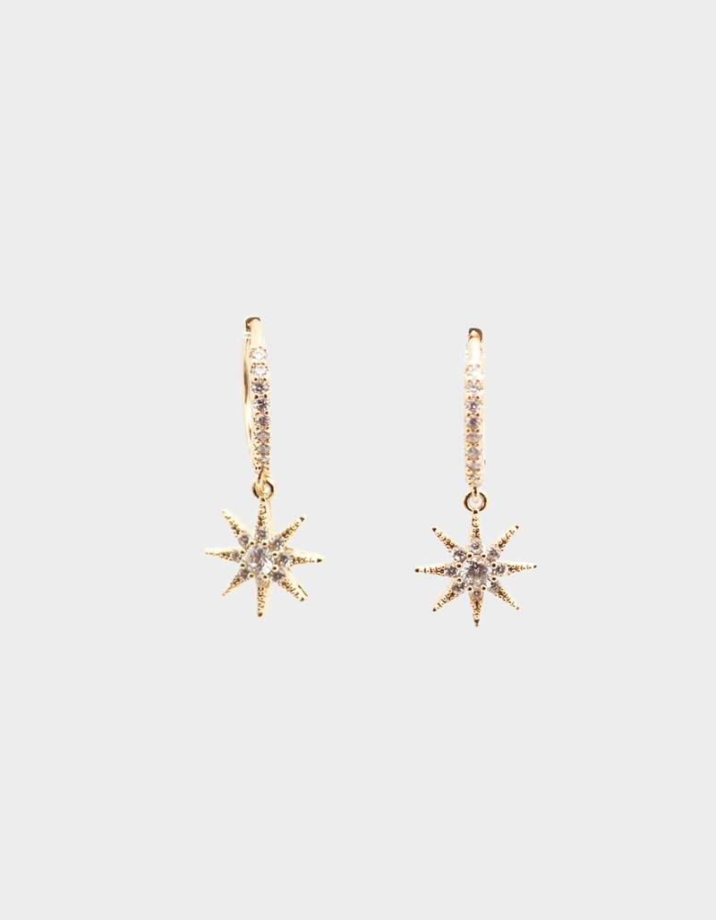 SALTY CALI Vega Huggers Star Earrings image number 0