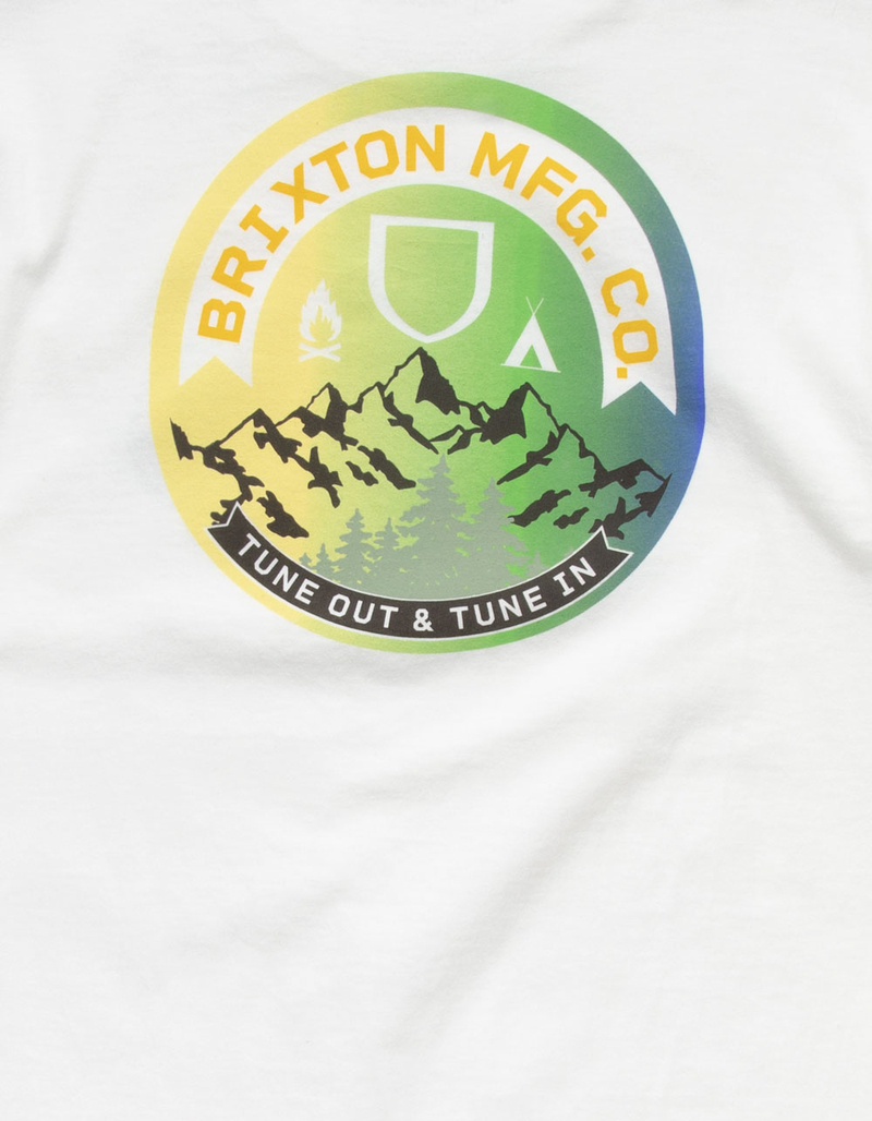 BRIXTON Tune Out Gradient Mens Tee image number 2