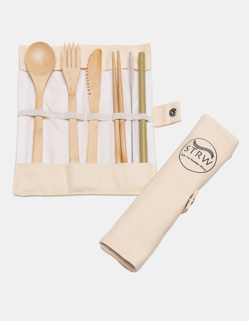 STRW CO. Bamboo Cutlery Pack image number 0