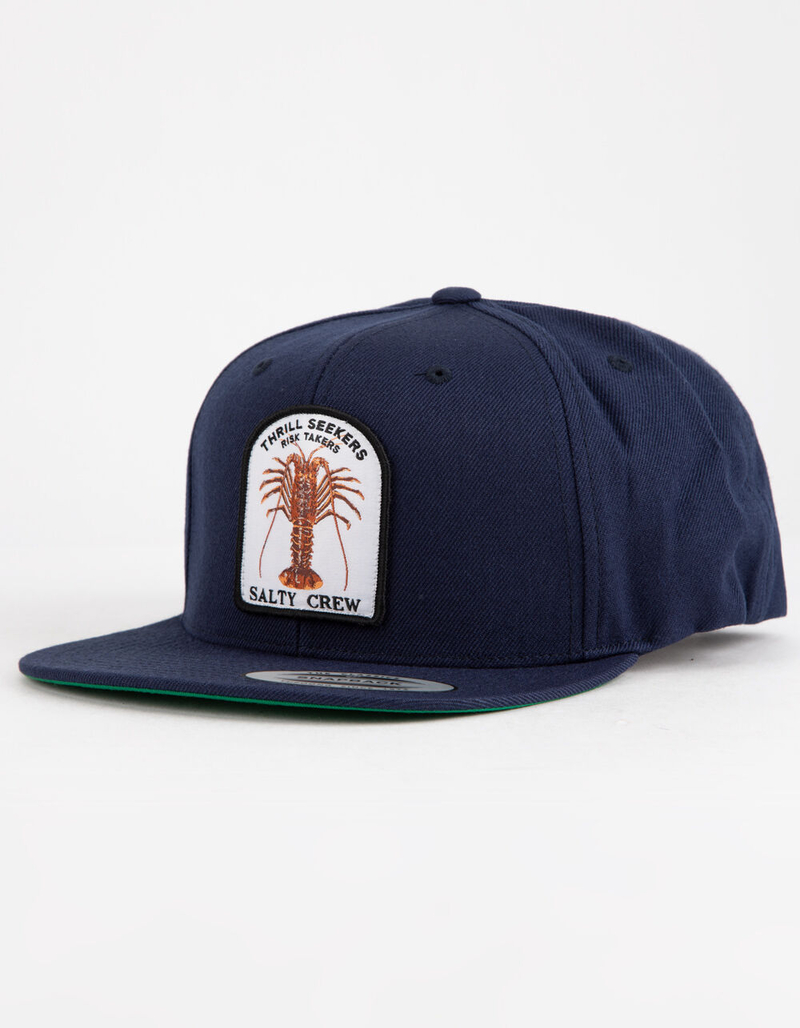SALTY CREW Buggin Out Navy Mens Snapback Hat image number 0