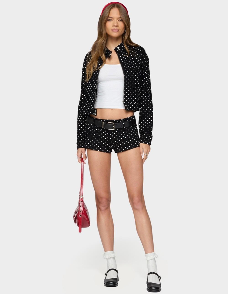 EDIKTED Tabitha Polka Dot Jacket image number 4