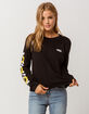 VANS Sunflower Checks Womens Crop Tee image number 1