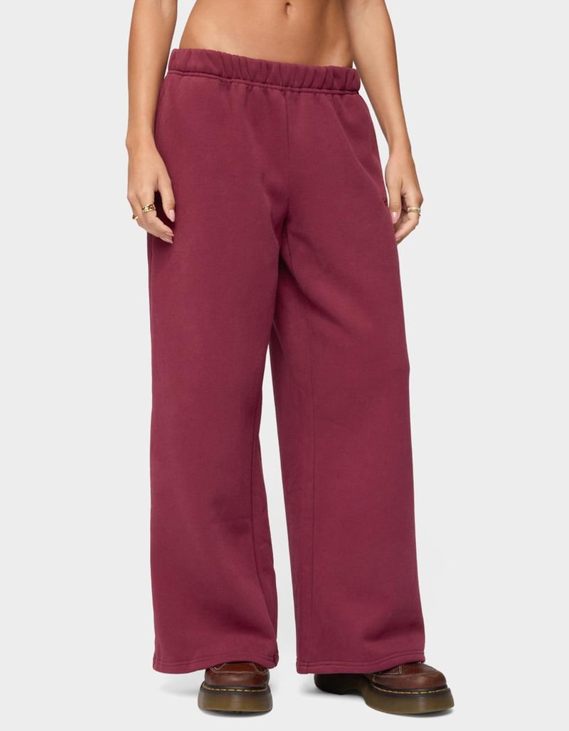 EDIKTED Basic Girl Wide Leg Edikted Sweatpants image number 1
