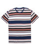RSQ Oversized Striped Mens Red & Blue T-Shirt image number 2