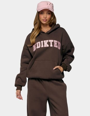 EDIKTED Glow Rhinestone Hoodie Primary Image