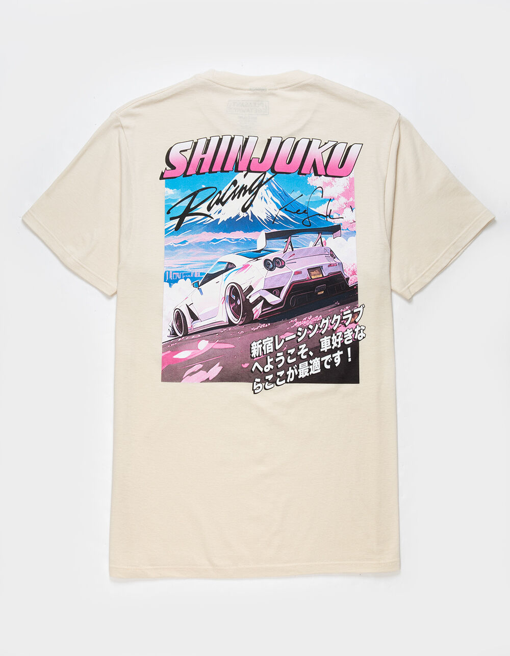 PLEASANT GETAWAY Shinjuku Racing Mens Tee - SAND | Tillys