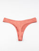 FULL TILT Shiny Micro V Rust Thong image number 2