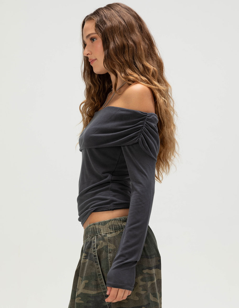 BDG Urban Outfitters Bardot Womens Off The Shoulder Top image number 2