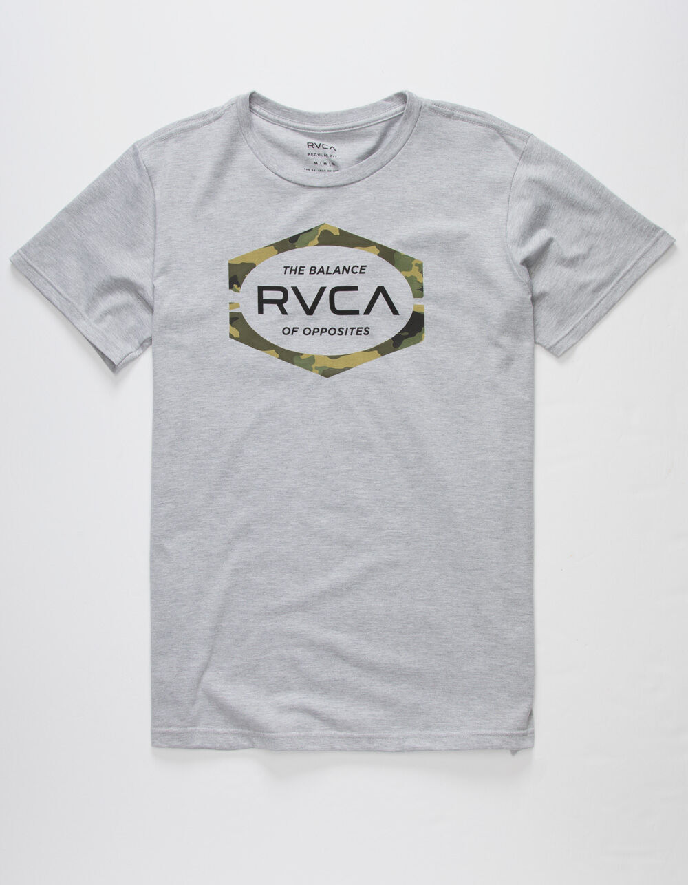 RVCA Mold Camo Mens Tee - HEATH 