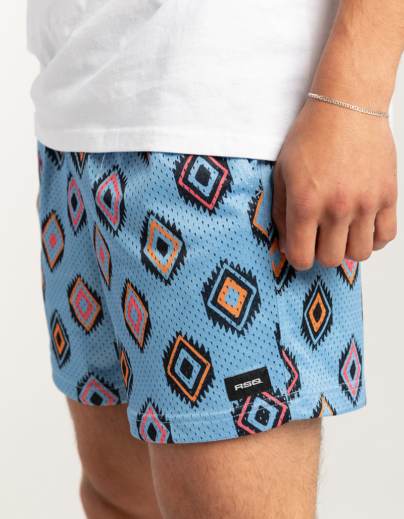 RSQ Mens 6" Mesh Shorts image number 5
