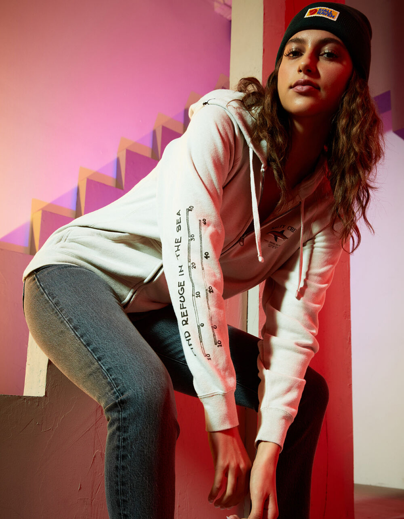 SALTY CREW Bruce Womens Zip Up Hoodie image number 4