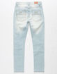 RSQ Boys Super Skinny Moto Ripped Stretch Jeans image number 6