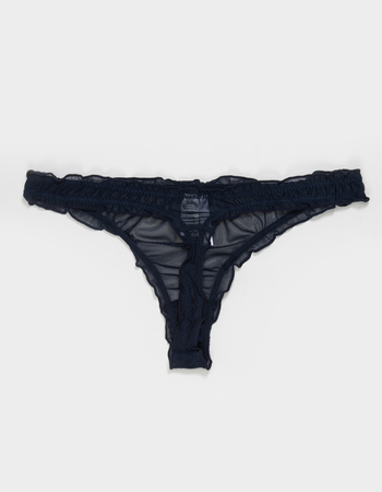 FULL TILT Lettuce Edge Mesh Thong Alternative Image