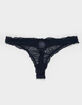 FULL TILT Lettuce Edge Mesh Thong image number 2