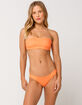 RVCA Solid Bandeau Orange Bikini Top image number 4