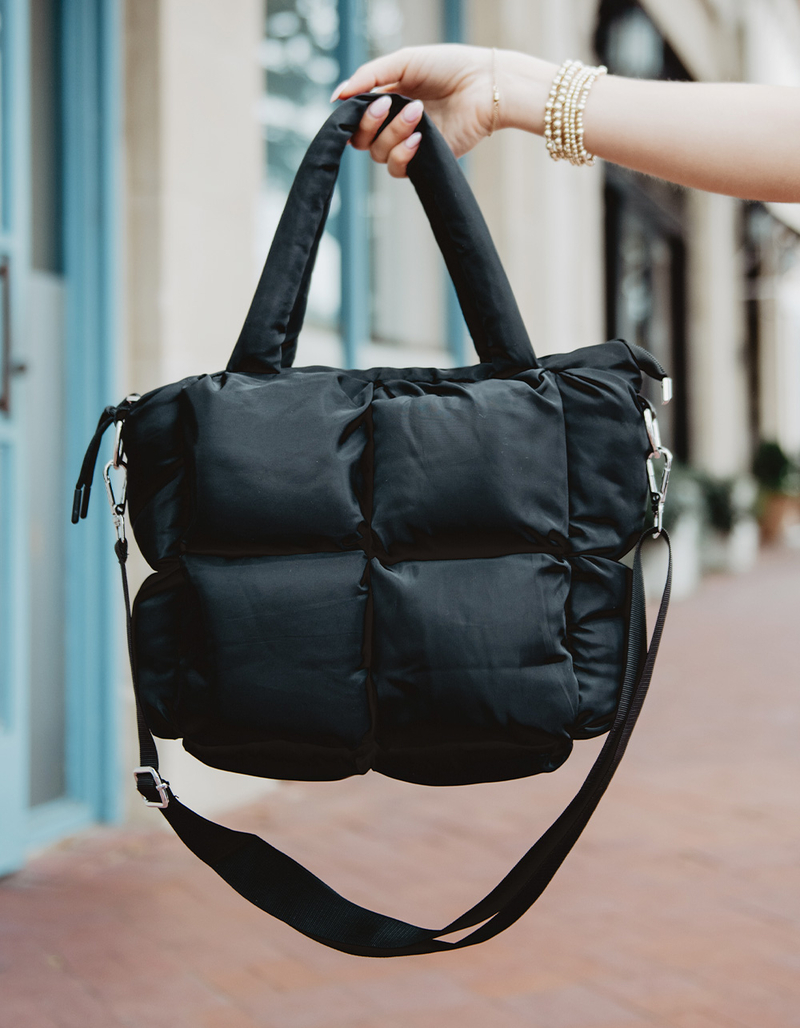 KATYDID Mini Puffer Tote Bag image number 5