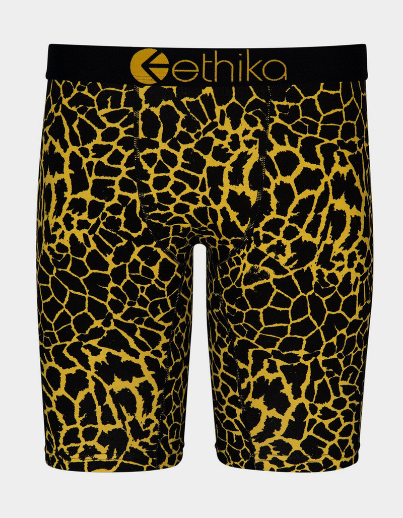 ETHIKA Giraffe Yellow Staple Boys Boxer Briefs image number 0