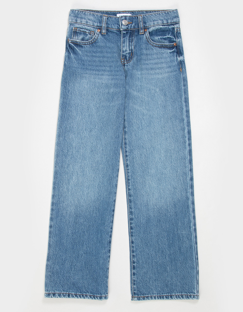 RSQ Girls Low Rise Wide Leg Jeans image number 4