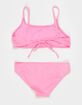 O'NEILL Dawnbreak Rib Girls Tie Back Bralette Bikini Set image number 2