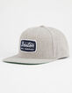 BRIXTON Jolt Light Heather Grey Mens Snapback Hat image number 1