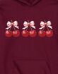 CHERRIES Trio Unisex Kids Hoodie image number 2