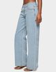 EDIKTED Tall Raelynn Washed Low Rise Baggy Jeans image number 2
