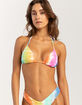 HURLEY Rainbow Ombre Triangle Bikini Top image number 1