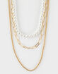 FULL TILT Layered Pearl Chain Necklace image number 2