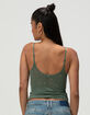 BDG Urban Outfitters Je T'aime Womens Flocked Semi-Sheer Cami image number 4